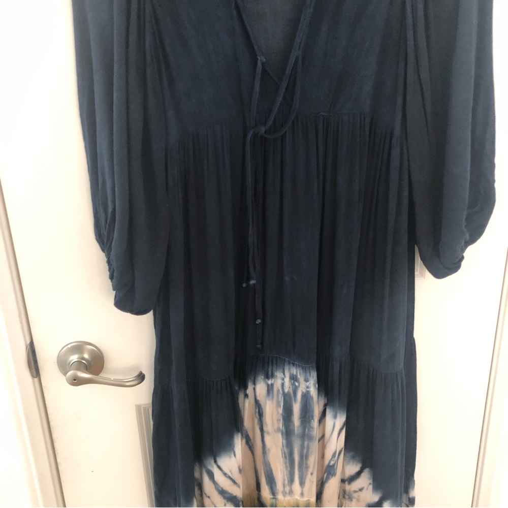 Young fabulous broke dawn tie dye maxi dress size XS flowy relaxed Bohemian - Picture 2 of 13